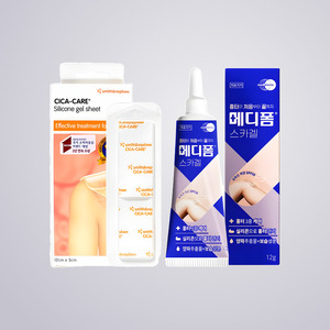 อุปกรณ์การแพทย์แบบใช้แล้วทิ้ง Cicacare แผ่นซิลิโคนเจลปิดแผล 12 x 3 ซม. ครีมทาแผลเป็น Medifoam Scar Gel 12 กรัม สำหรับอุปกรณ์การแพทย์รักษาสิว - Product Image 4