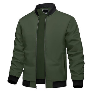 Blouson Bomber d'Hiver pour Homme en Velours Côtelé, Imprimé en Relief, Respirant, Col Montant, Taille Personnalisée, Tendance Extérieure - Product Image 1