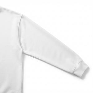 เสื้อสเวตเชิ้ตคอกลมสีขาวสำหรับผู้ชาย ระบายอากาศได้ดี ทรงปกติ ผ้าถัก 100% คอตตอน สวมใส่สบายๆ สำหรับฤดูใบไม้ร่วง ราคาโรงงานขายส่ง - Product Image 5