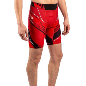 Shorts de Compresión Personalizados, Shorts Vale Tudo para MMA, Color Rojo, Diseño Personalizado, Shorts Vale Tudo para MMA al por Mayor - Product Image 4