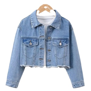 Chaqueta Vaquera de Invierno Vintage de Alta Calidad con Bordado y Estilo Casual para Mujer - Product Image 1