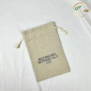 Eco Friendly Natural Jute <b>Small</b> Jewelry Pouch with Drawstring Closure for Gift <b>Packaging</b> and Storage - Product Image 2
