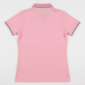 Custom Women's Premium <b>Pink</b> <b>Polo</b> <b>Shirt</b> for Sorority with Front Greek Letter Embroidery Classic Short Sleeve Casual Unisex - Product Image 2