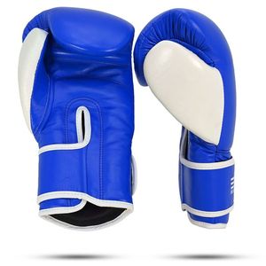 Gants de boxe de haute qualité en cuir véritable pour MMA, Muay Thai et Kickboxing, entraînement et sparring, gants pour sac de frappe 8oz 10oz - Product Image 3