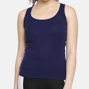 Camiseta sin mangas personalizada para mujer, ropa de gimnasio, camiseta sin mangas de algodón para mujer, camiseta sin mangas para mujer en venta, 100 g/m², calidad premium, más vendida. - Product Image 1