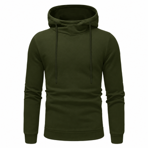 Ensemble de survêtement pour homme, sweat-shirt à capuche uni et pantalon de jogging, 2 pièces, vêtements de sport décontractés, vente en gros - Product Image 2