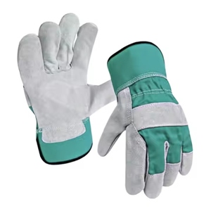 Guantes de Seguridad de Cuero Vacuno Reforzado, para Trabajo Industrial, Jardinería, Protección de Manos Suave y Cómoda, Transpirables, con Certificación CE - Product Image 6