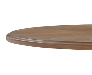 Mesa de comedor redonda moderna de madera maciza, estilo elegante y compacto, a precio de mayorista. - Product Image 3