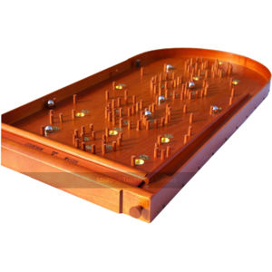 Máquina de Pinball Clásica de Madera, Juego de Mesa Arcade, Juguete de Habilidad, Juego de Mesa Educativo de Madera para Bar, Familia y Fiestas - Product Image 1