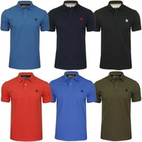 Chemise décontractée pour homme grande taille, design personnalisé, manches courtes, 100 % coton jersey, poche, respirante, col et poignets contrastants, style sportif – Offre spéciale