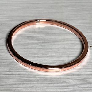 Belladec Elegant Pure Copper Minimalist Bangle <b>Bracelet</b> Handmade Classic <b>Healing</b> Jewelry Vintage Style Daily Wear Fashion - Product Image 2