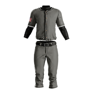 Uniforme de Béisbol Personalizado de Alta Calidad para Equipos, Tallas Grandes, Transpirable, de Secado Rápido, 100% Poliéster, en Grandes Cantidades, Fácil de Usar - Product Image 1