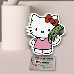 Pestañas Magnéticas Acrílicas Reutilizables de Alta Calidad con Diseño de Hello Kitty, Dólares, Flores, Corazones y Mariposas, Ecológicas - Product Image 2