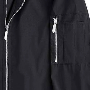 Blouson bomber classique hip-hop confortable avec motif brodé pour hommes et vêtements pour hommes, veste camouflage imperméable - Product Image 4