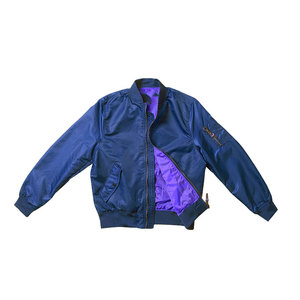 DAIZEN <b>STAR</b> INTERNATIONA Men's Bomber <b>Jacket</b> Solid Color Zipper Closure Stand Collar Polyester Cotton Windproof Casual Winter - Product Image 2