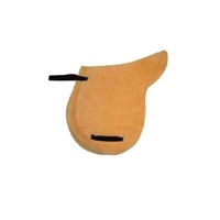 Tapis de selle en coton noir avec rembourrage