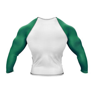 Eco-Friendly <b>Men's</b> Gym Fitness <b>Compression</b> <b>Shirts</b> Polyester Cotton Quick Dry Breathable Full Sleeve Customizable Sizes & Color - Product Image 2