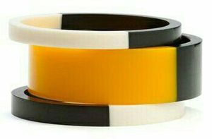 Pulsera de Resina Única, Diseño de Brazalete Contemporáneo, Colorida, Hecha a Mano, Ligera, Accesorio de Moda, Decorativa, Promocional - Product Image 2