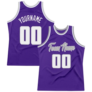 High Quality Wholesale Custom Royal Royal-White Authentic Throwback Basketball Jersey - Product Image 3