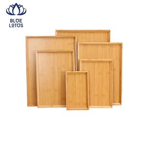 DISPONIBLE DÉS ORGANISATION - Plateau de service en bois premium durable, planche de rangement de haute qualité, plateau à boissons pour fêtes, export direct usine - Product Image 1