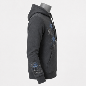 Top Selling Men's Embroidery <b>Hoodie</b> With <b>Soft</b> Fabric Comfortable Fit Durable Stitching And Stylish Design For Casual Daily Wear - Product Image 4