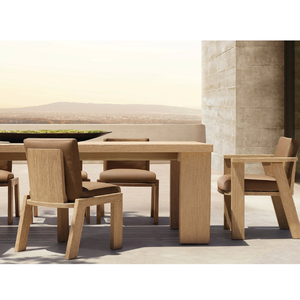 Dining <b>table</b> made of environmentally friendly teak wood, minimalist style, good and durable, suitable for the dining room - Product Image 5