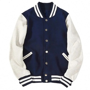 Vestes d'hiver personnalisables en gros pour hommes, blousons universitaires vierges, tailles plus, pour adultes - Product Image 5