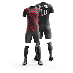 Maillot de football durable par sublimation |   Tailles pour hommes, femmes et jeunes |   Vêtements de sport légers à séchage rapide en gros - Product Image 2