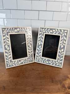 Cadre photo vertical en os incrusté fait main, léger, pour la décoration de maison de luxe et collection de cadeaux haut de gamme - Product Image 4