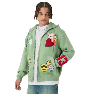 Sudaderas con Capucha de Algodón MLI Fear de Alta Calidad para Hombre, Estilo Urbano, Hip Hop, con Estampado de Letras de Dios, Moda Casual - Product Image 1