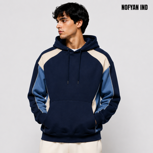 Custom Unisex French Terry <b>Winter</b> <b>Hoodie</b> 100% Cotton Pullover OEM ODM Private Label Oversized Streetwear Pocket <b>Hoodie</b> - Product Image 3