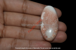 Cabochons de Scolecite Polis à la Main Qualité AAA+ Pierres Précieuses Naturelles en Vrac pour Bijoux Colliers FAIJAN GEMS Rajasthan Troisième Qualité - Product Image 2