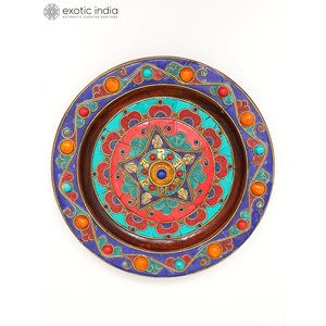 10 \ "redondo tibetano budista colgante de pared Decoración elegante para el hogar o la oficina - Product Image 3