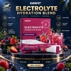 Elma Food Electrolyte <b>Powder</b> <b>1KG</b> Zero Sugar Added 50 Servings Hydration Mineral Replenishment Formula GMO Free Adult Muscle - Product Image 1