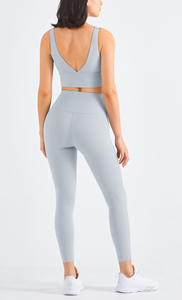 Ensemble de yoga pour femmes de haute qualité, conçu sur mesure, confortable, nouvelle arrivée, services OEM, compatible grandes tailles - Product Image 6