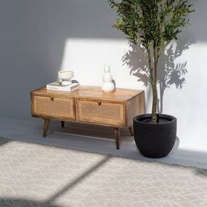 Meuble en bois avec tiroirs Vandana Zenova Ultra Rattan pour salon moderne et décoration contemporaine - Product Image 3