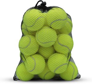 Pelota de Tenis de Grado Profesional, Alto Rebote, Extra Duradera, Cubierta de Fieltro, para Entrenamiento, Práctica y Torneos - Product Image 1
