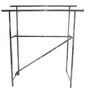 Présentoir à vêtements portable Bros Display en métal chromé, pliable, robuste, amovible, OEM ODM Vietnam - Product Image 1