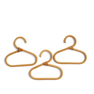 Juego de perchas de ratán para ropa de niños, perchas ecológicas hechas a mano, accesorio para armario. - Product Image 4