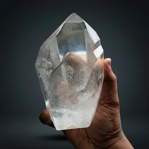 Quartz Phantom pur et authentique pour la création de bijoux personnalisés : bagues, colliers, bracelets, objets de méditation et de collection DIY - Product Image 3