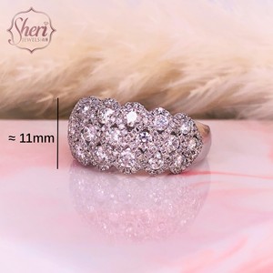 [Sheri Jewels] Anillo de Lujo de Oro Blanco Sólido de 18K con Diamante Natural de 1.78ct, Color F-G, Claridad SI1-2, Corte Brillante, para Aniversario o Fiesta - Product Image 2
