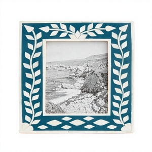 Cadre photo vertical en bois fait main de forme rectangulaire pour promotion/cadeau de la Saint-Valentin, imprimable, à poser sur table - Product Image 4