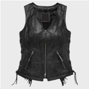 Womens Cowboy Western <b>Fringe</b> Vest Leather <b>Suede</b> Sleeveless <b>Jacket</b> Tassel Festival Rodeo Biker Fashion Supplier Premium OEM - Product Image 1