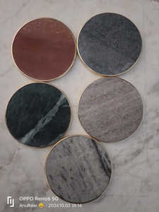 Posavasos de resina con diseño de madera, posavasos de resina personalizados de la India, tapetes y almohadillas de piedra para decoración de mesa, venta al por mayor. - Product Image 4