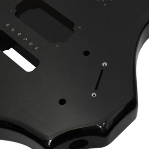 DIY Flame Shaped Style HSH 6-<b>String</b> Electric Guitar Kits Mahogany Body Maple Neck with <b>Black</b> Accessories Acoustic Guitar - Product Image 5