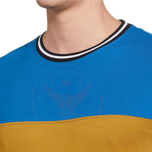 Camisetas de Manga Corta para Hombre, Color Sólido, Precio Bajo, al por Mayor, Nueva Llegada, Ecológicas, de Secado Rápido, Transpirables, de Poliéster/Algodón - Product Image 4
