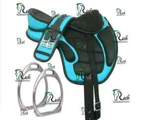 Selle anglaise de luxe en cuir véritable, personnalisable en plastique/bois, haute qualité, pour course hippique et dressage, meilleur prix, style western - Product Image 6