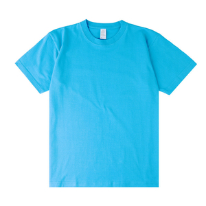 เสื้อยืดคอตตอนสีฟ้าซีอานแบบพรีเมียม - เสื้อยืดลำลองแขนสั้นคอกลมสำหรับผู้ชาย ระบายอากาศได้ดี ใส่สบายในฤดูร้อน พร้อมสกรีนโลโก้ได้ - Product Image 1