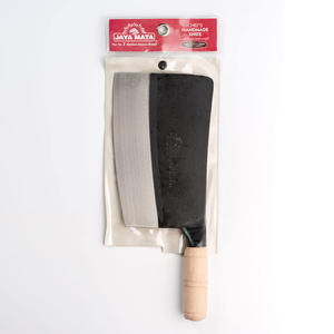 Couteau à viande JAYA MATA JM551-1 de 8 pouces en acier au carbone, couteau à découper les os robuste, manche en bois, couteau de boucher, hachoir de cuisine - Product Image 6