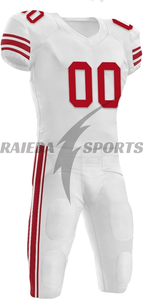 Uniforme de football américain sur mesure, sublimation, qualité supérieure, tissu respirant extensible dans quatre directions, vêtements portés par les équipes de football américaines - Product Image 6